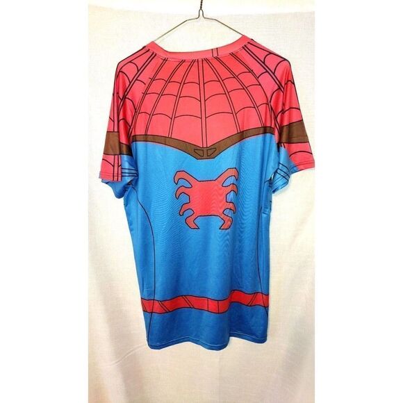 Marvel's Spiderman Activewear Shirt Mens Size XXL Classic Costume Order Size dwn - Picture 5 of 5